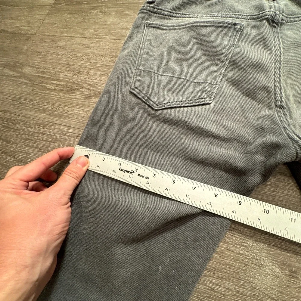 Banana Republic Jeans Mens 30 Gray Denim The Traveler Slim 30x31 Cotton Blend‎